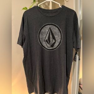 Grey Volcom graphic tee